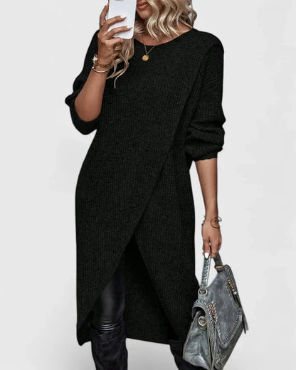 Elsemiek | Elegante trui-jurk met rechte pasvorm