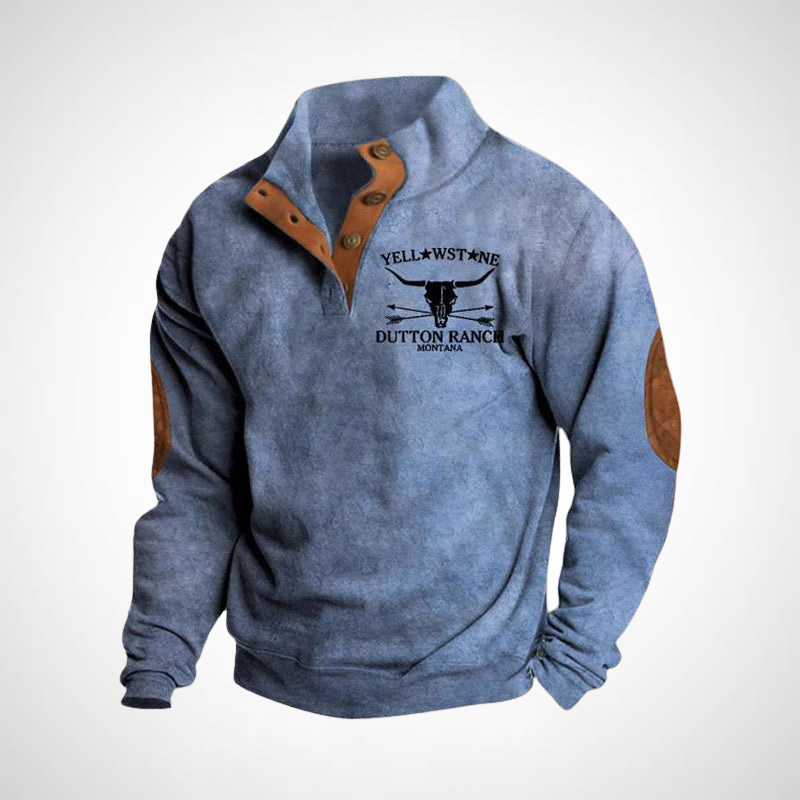 Alwin| Premium Sweatshirt met Knopen