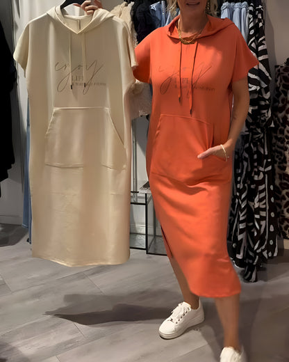 Isa | Casual hoodie jurk