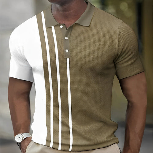 Romeo | Heren Poloshirt met Stijlvolle Strepen – Slim Fit