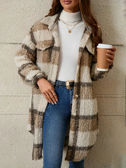 Annelot | Comfortabele geruite teddyjas