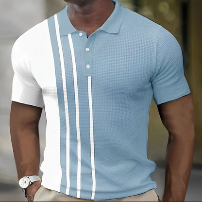 Romeo | Heren Poloshirt met Stijlvolle Strepen – Slim Fit
