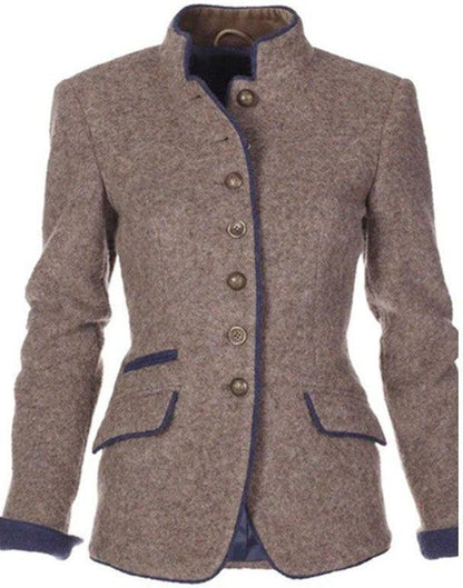 Liselore | Elegante Cardigan met Hoge Kraag
