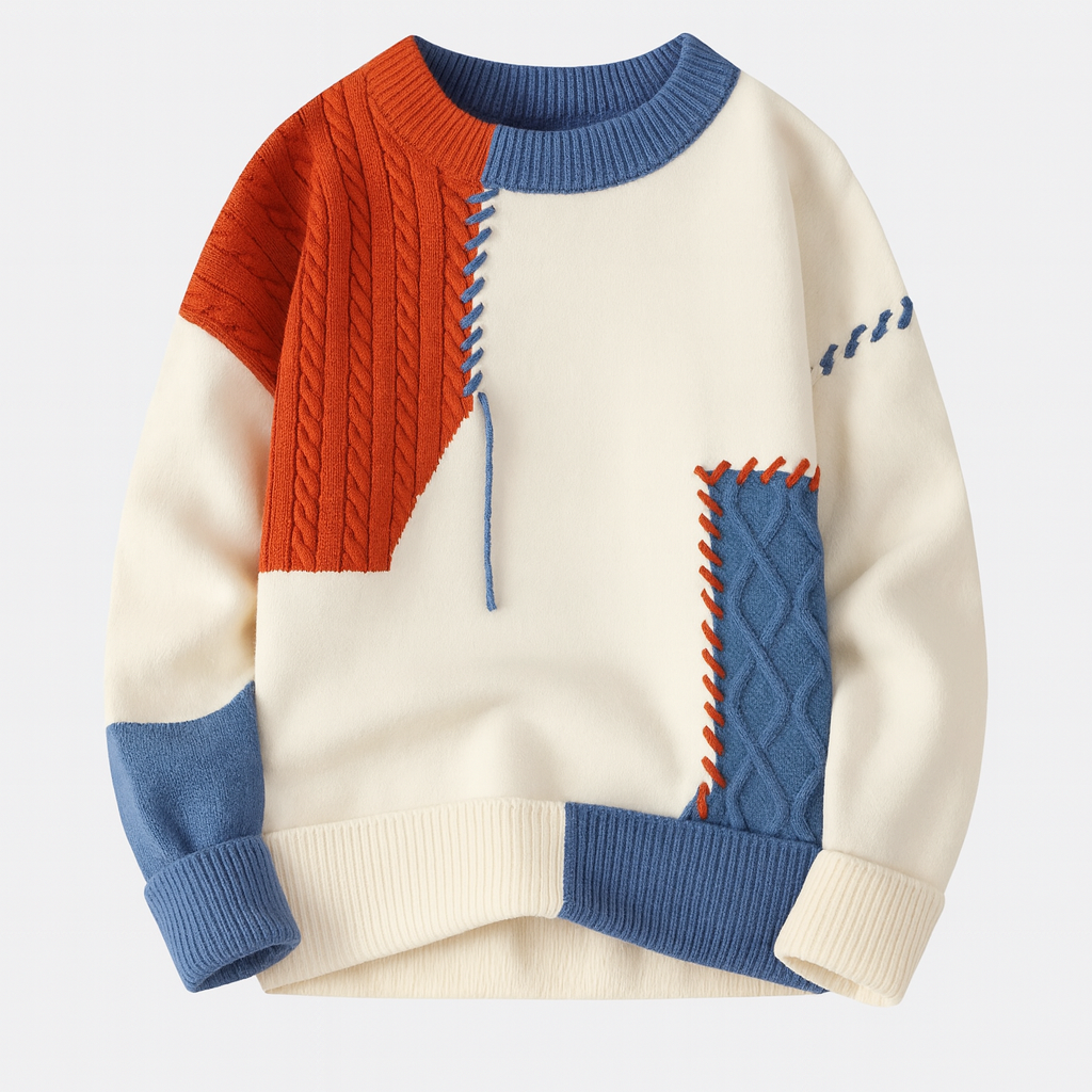 Benedict | Patch Sweater