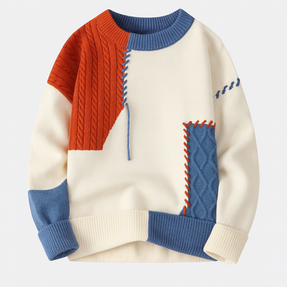 Benedict | Patch Sweater