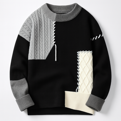 Benedict | Patch Sweater