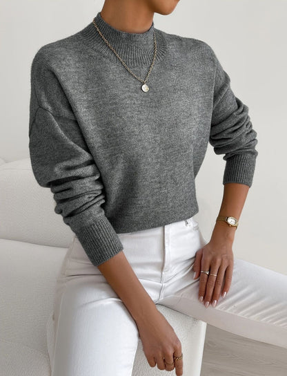 Mette | Elegante Hoge Hals Comforttrui