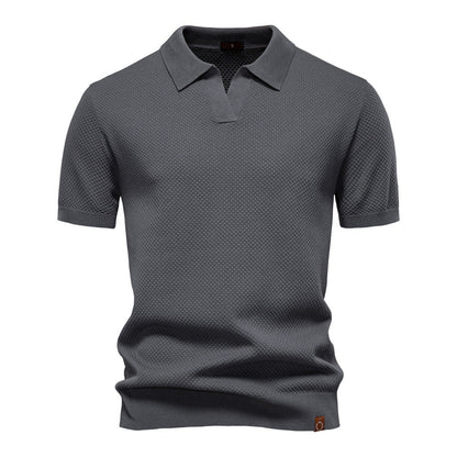 Ulrich – Gestructureerde Polo-Shirt