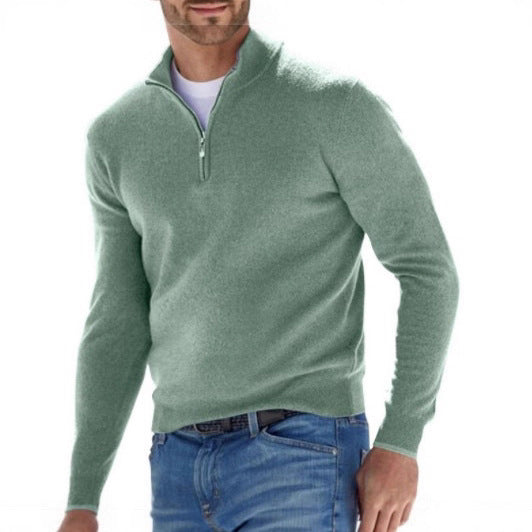 2022独立站爆款 速卖通亚马逊欧美长袖男式德绒打底衫 春秋款