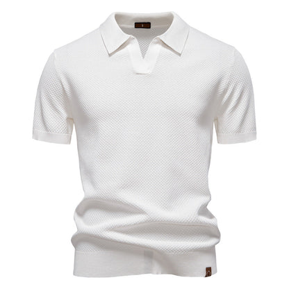 Ulrich – Gestructureerde Polo-Shirt