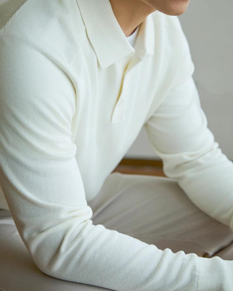 100% Premium Wollen Polo