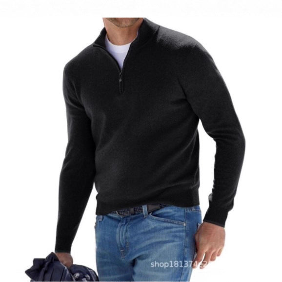 2022独立站爆款 速卖通亚马逊欧美长袖男式德绒打底衫 春秋款