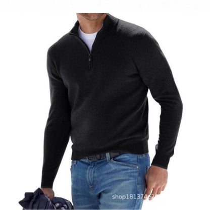 2022独立站爆款 速卖通亚马逊欧美长袖男式德绒打底衫 春秋款