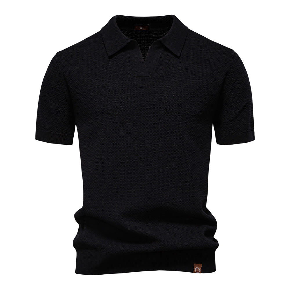Ulrich – Gestructureerde Polo-Shirt