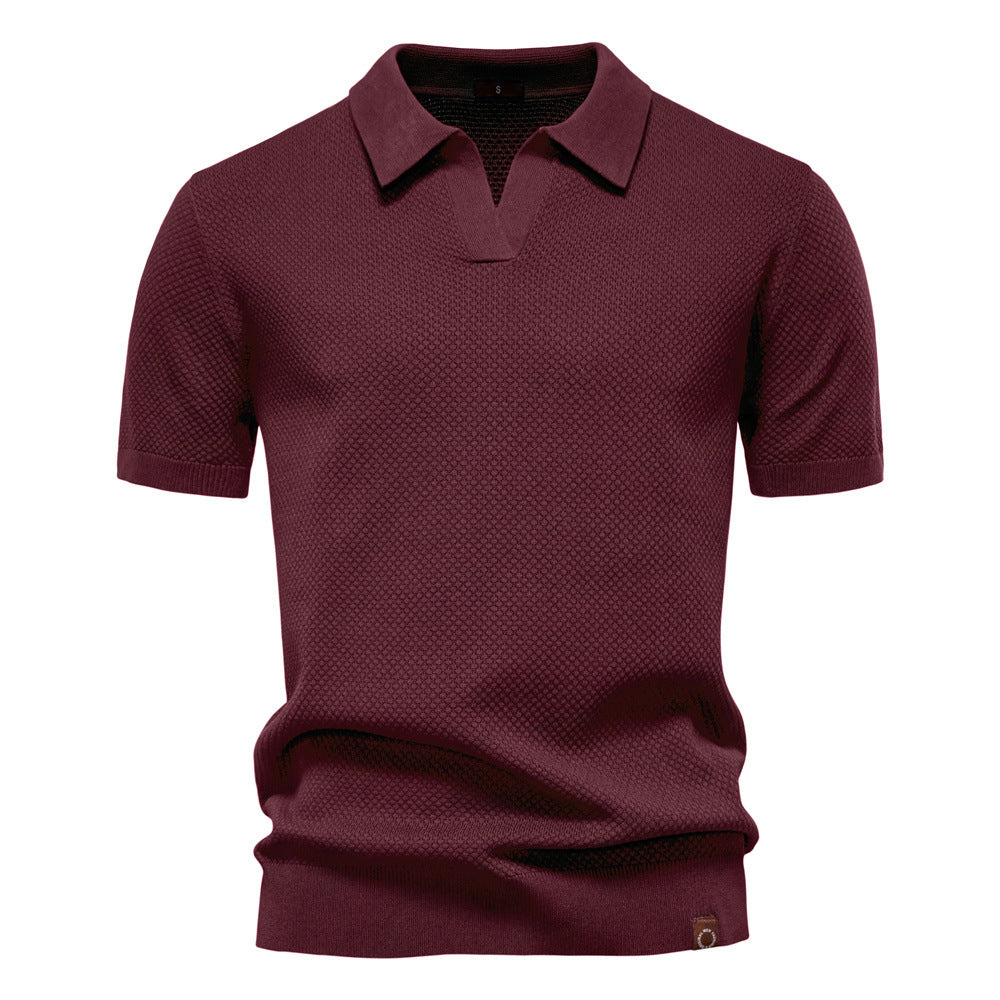 Ulrich – Gestructureerde Polo-Shirt