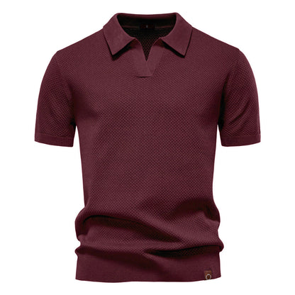 Ulrich – Gestructureerde Polo-Shirt