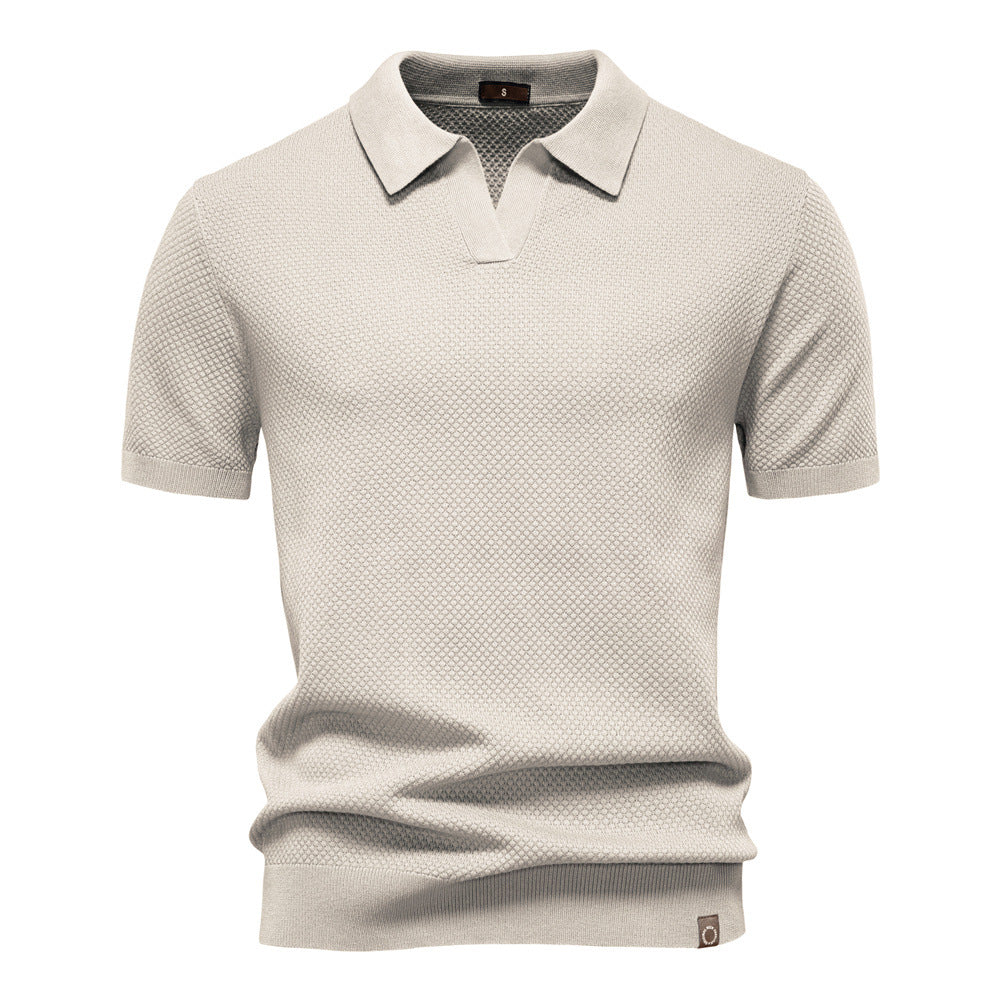 Ulrich – Gestructureerde Polo-Shirt