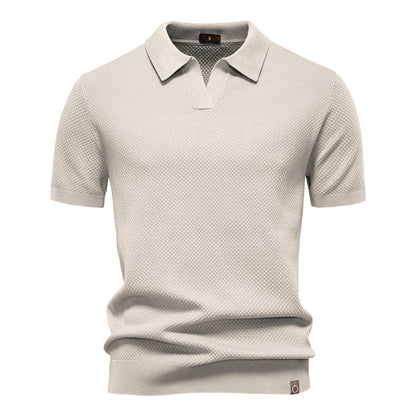 Ulrich – Gestructureerde Polo-Shirt