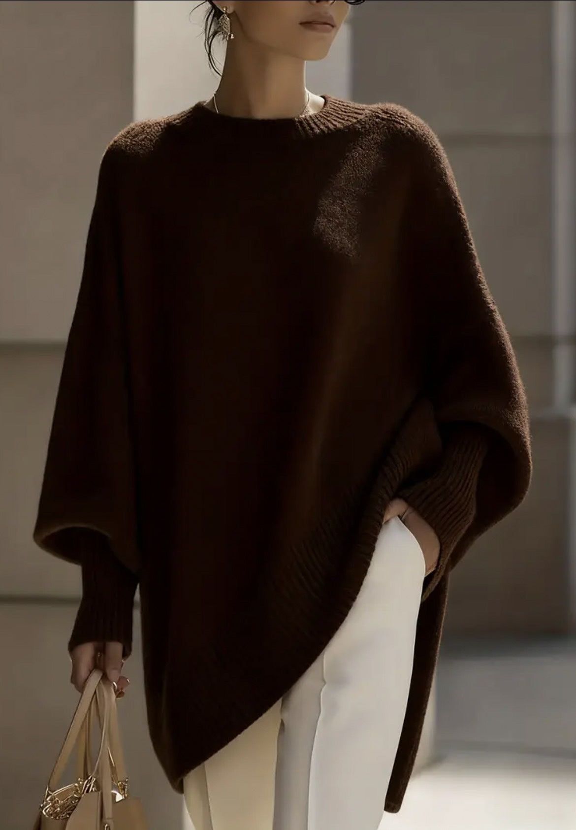 CozyFall™ Oversized Ronde Hals Trui