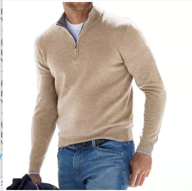 2022独立站爆款 速卖通亚马逊欧美长袖男式德绒打底衫 春秋款