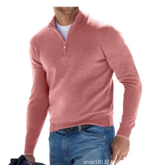 2022独立站爆款 速卖通亚马逊欧美长袖男式德绒打底衫 春秋款