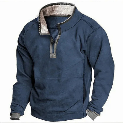 Cornelis | Fleece Gevoerd Herfst Shirt