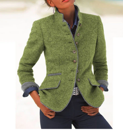 Liselore | Elegante Cardigan met Hoge Kraag