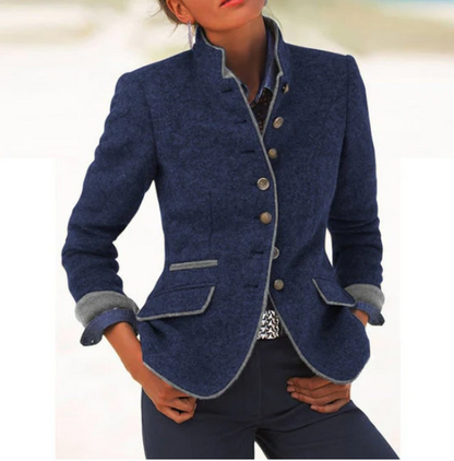 Liselore | Elegante Cardigan met Hoge Kraag