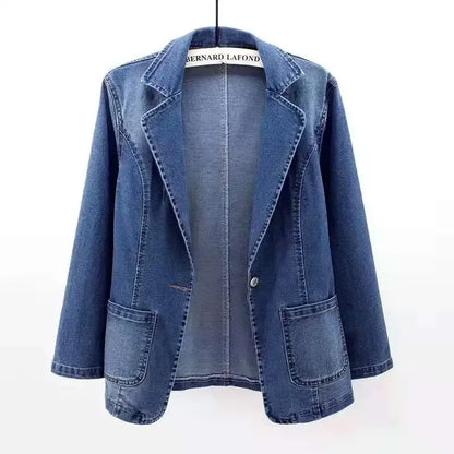 Clementine | Denim jas met elegante eenvoud