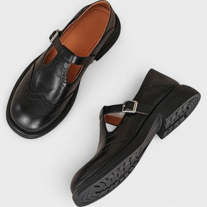 MARGAUX™ – Tijdloze Mary Jane Loafers met Retro Charme