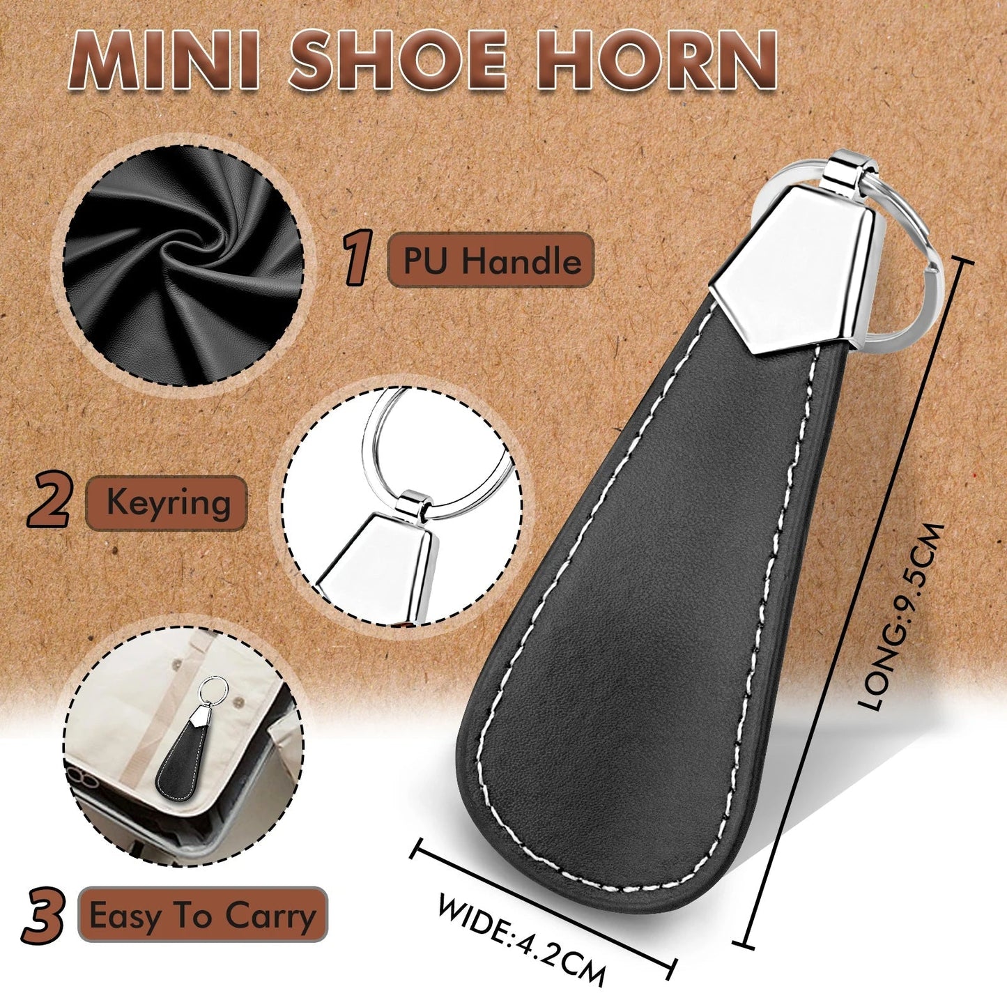 Schoenlepel sleutelhanger