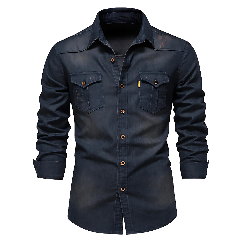 Eloy | Katoen Denim Overhemd