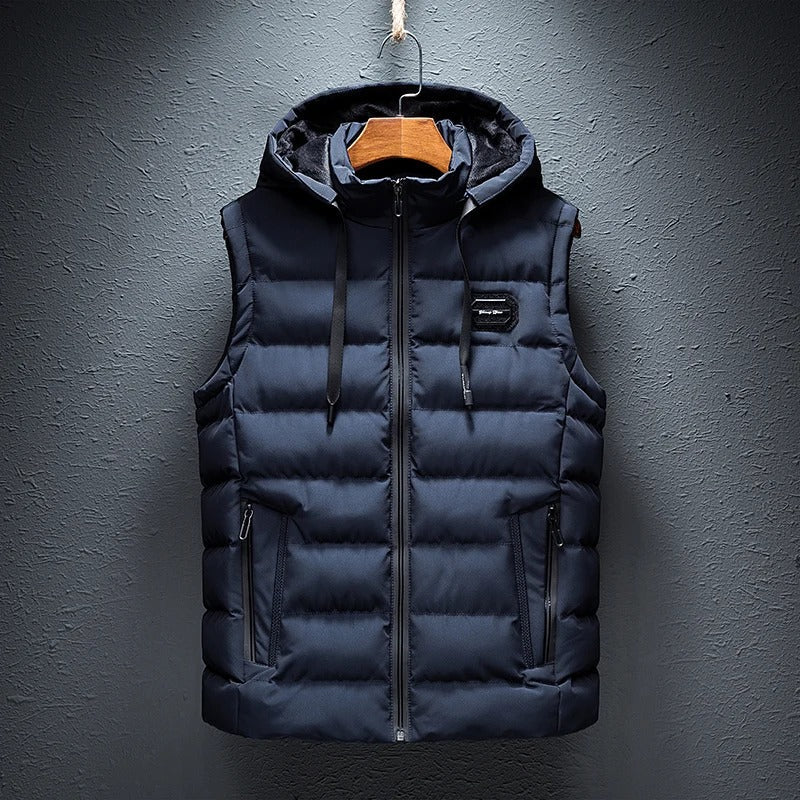Ewoud | Bodywarmer met capuchon