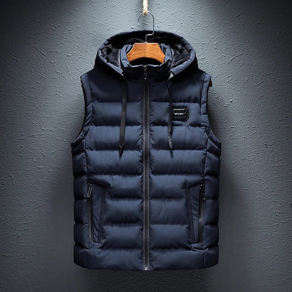 Ewoud | Bodywarmer met capuchon
