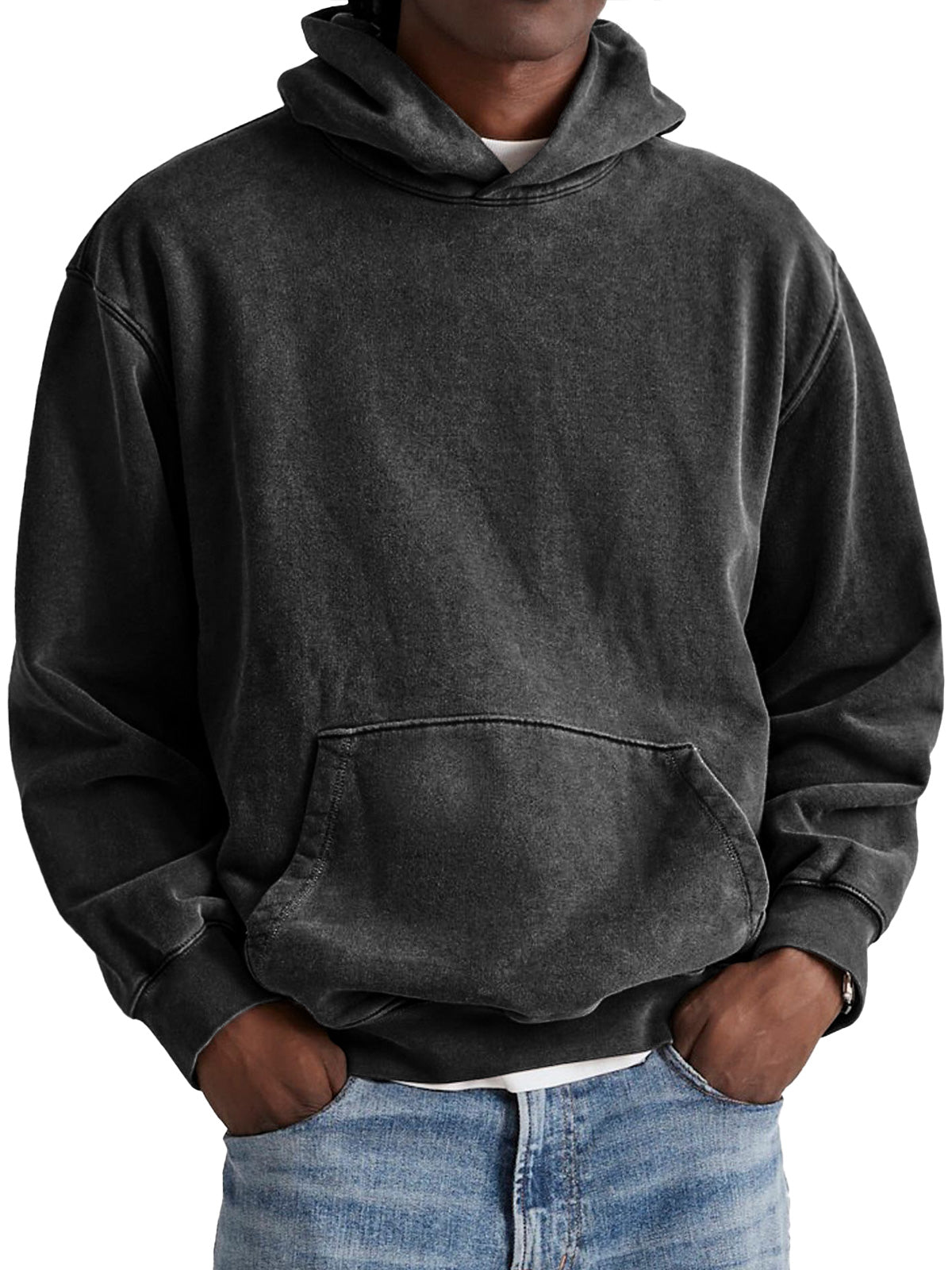 Wibe | Casual Lange Mouwen Hoodie van Katoen